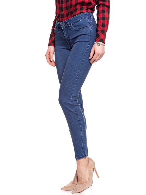 Lee Lee Jeansy SCARLETT Niebieski Skinny Fit