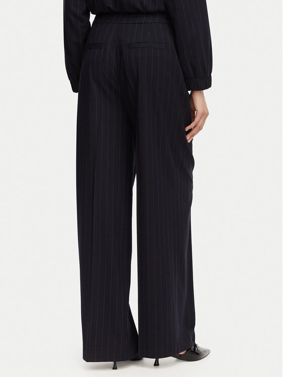 French Connection French Connection Pantaloni di tessuto Alia 749A3 Blu scuro Wide Leg