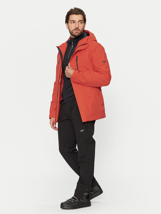 4F 4F Лижна куртка 4FWAW24TTJAM575 Червоний Regular Fit