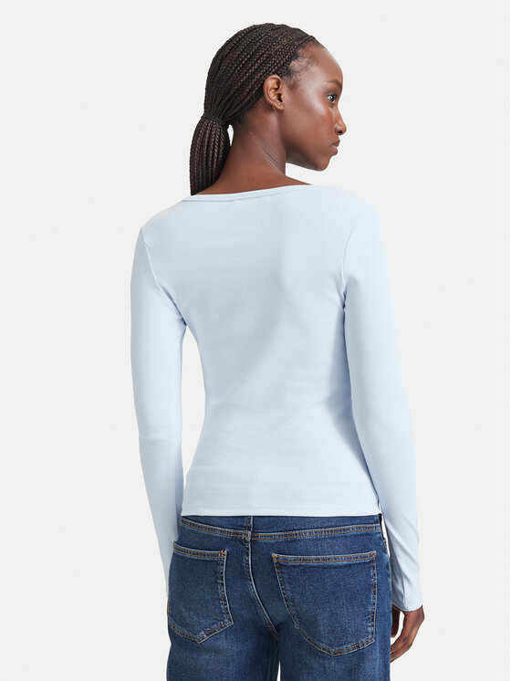 Tommy Jeans Tommy Jeans Μπλουζάκι Essential DW0DW17990 Ανοιχτό μπλε Slim Fit