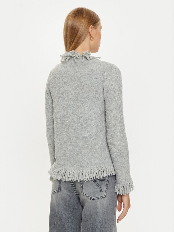 Marella Marella Pletena jopica Rovo 2423916104 Siva Regular Fit