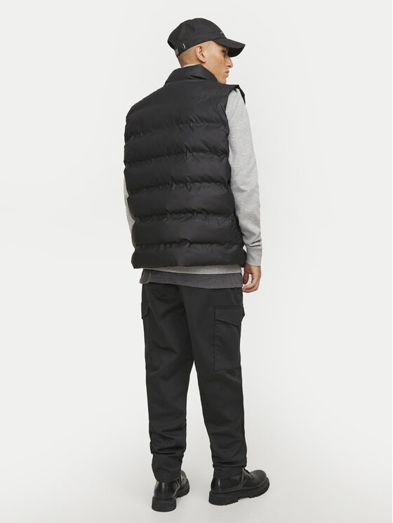 Jack&Jones Jack&Jones Hlače iz tkanine Bill 12247358 Črna Tapered Fit