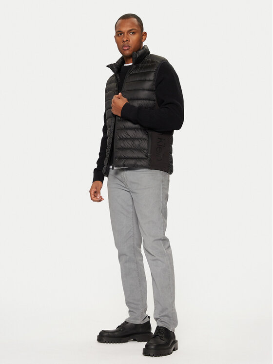 Calvin Klein Calvin Klein Γιλέκο Side Logo K10K108292 Μαύρο Regular Fit