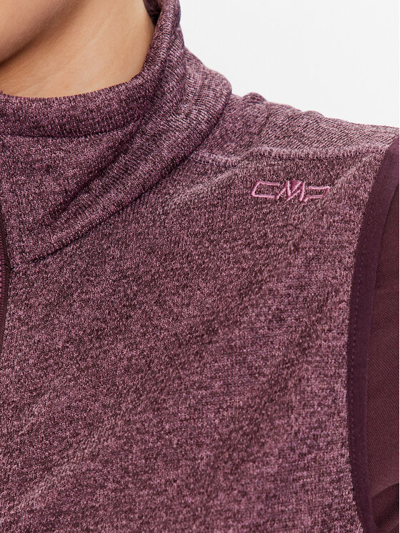 CMP CMP Brezrokavnik 30H5876 Bordo rdeča Regular Fit