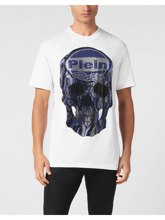 PHILIPP PLEIN PHILIPP PLEIN T-Shirt 21089 Biały Regular Fit