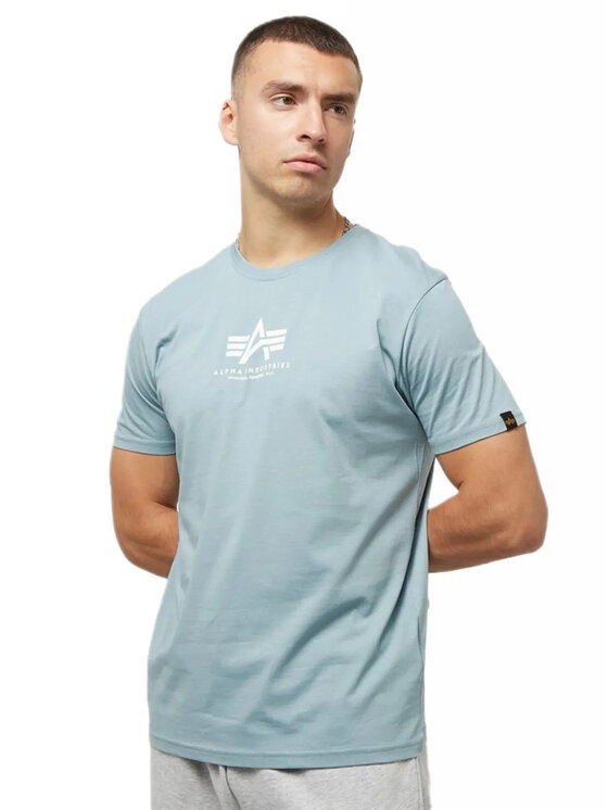 Alpha Industries Alpha Industries T-Shirt AI.118533-134 Niebieski Basic Fit