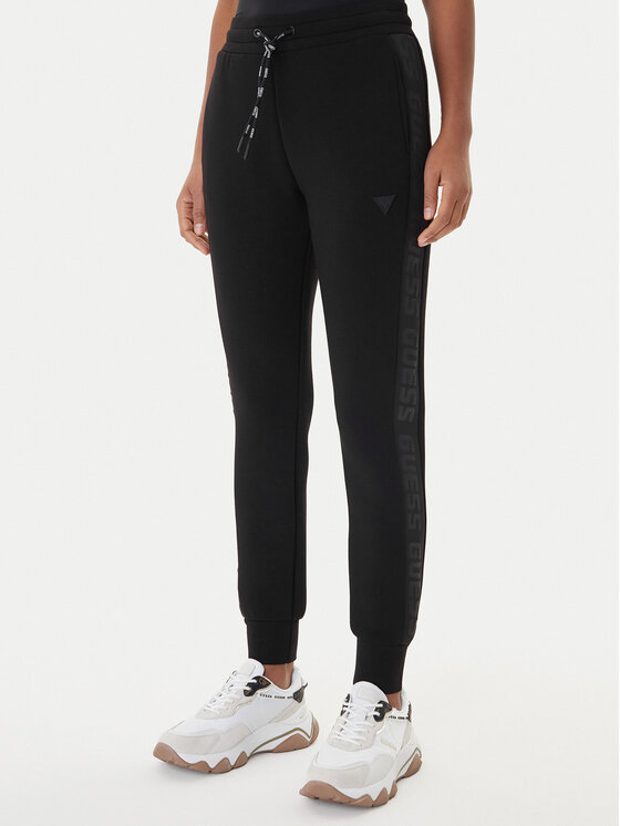 Guess Pantaloni trening V2YB18 K7UW2 Negru Regular Fit
