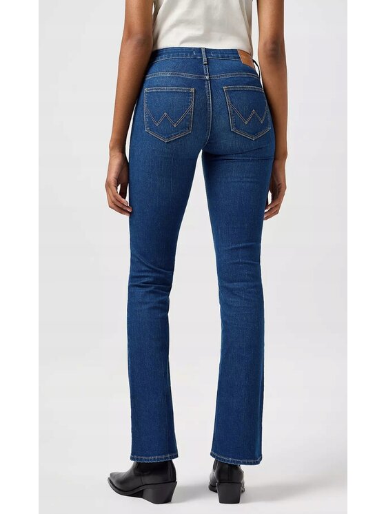 Wrangler Wrangler Jeansy Bootcut 625 Niebieski Bootcut Fit