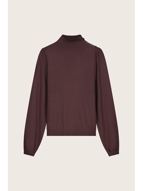Fabienne Chapot Fabienne Chapot Sweter 7026-1610-173 Brązowy Regular Fit