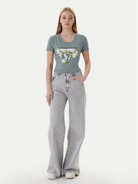 Guess Guess Tricou W6RI35 J1314 Slim Fit