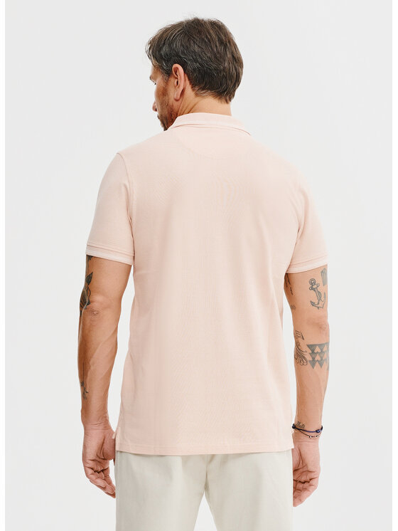 Pako Lorente Pako Lorente Polo P25SF-TX-004 Różowy Classic Fit