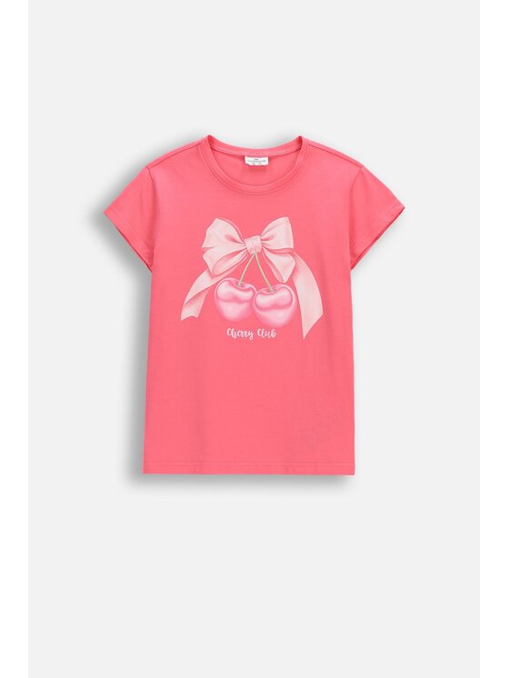 Coccodrillo Coccodrillo T-Shirt WC6143208VGA-007 Różowy Regular Fit