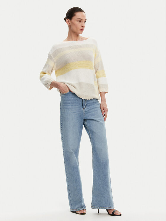 Olsen Olsen Svetr 11004051 Béžová Regular Fit