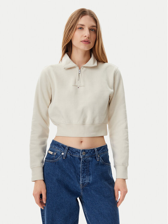 Tommy Jeans Tommy Jeans Bluză DW0DW20305 Bej Regular Fit