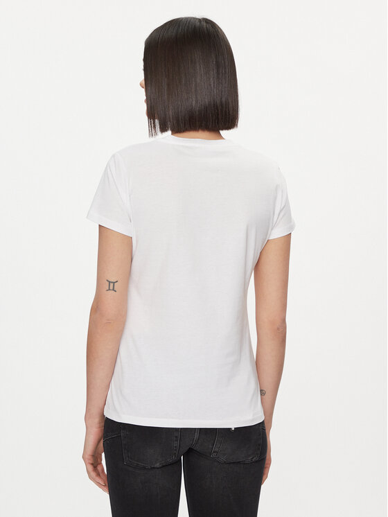 Liu Jo Liu Jo Tricou WA4051 JS923 Alb Regular Fit