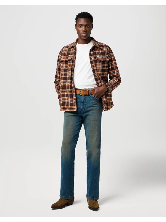 Wrangler Wrangler Jeansy Wrancher Niebieski Regular Fit