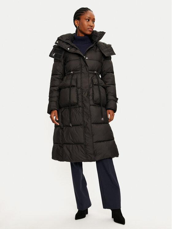Rinascimento Zimné bundy CFC0118339003 Čierna Loose Fit