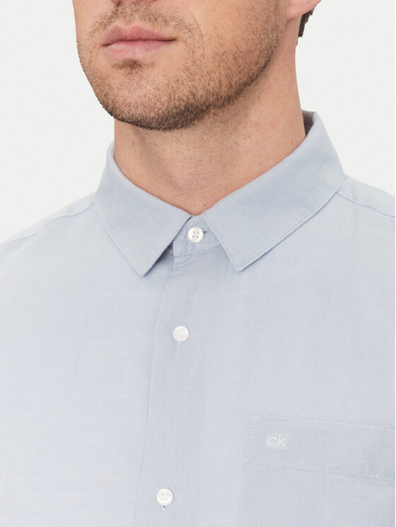 Calvin Klein Calvin Klein Сорочка K10K114488 Блакитний Regular Fit