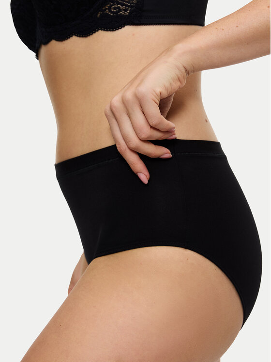 Triumph Triumph 2er-Set klassische Damenslips mit hoher Taille Sense Of Modal 10224762 Schwarz