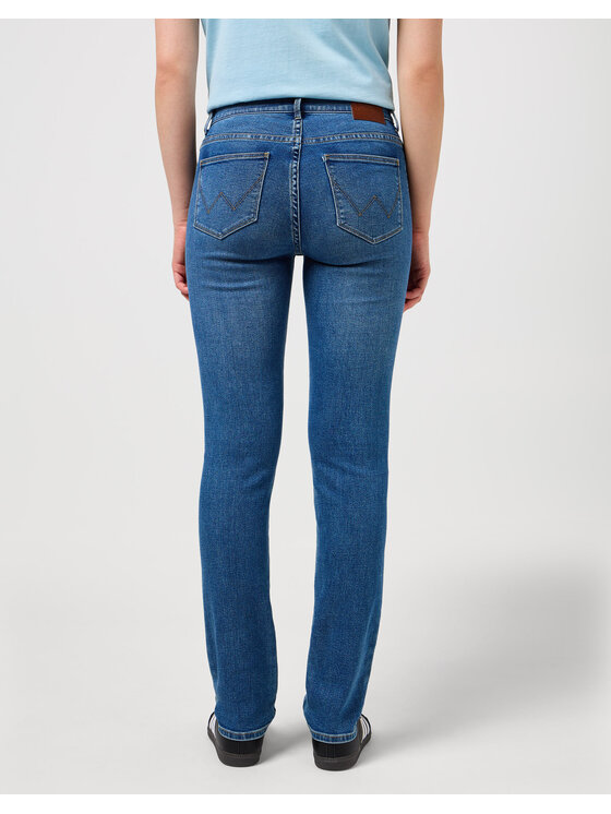 Wrangler Wrangler Jeansy SLIM Niebieski Slim Fit