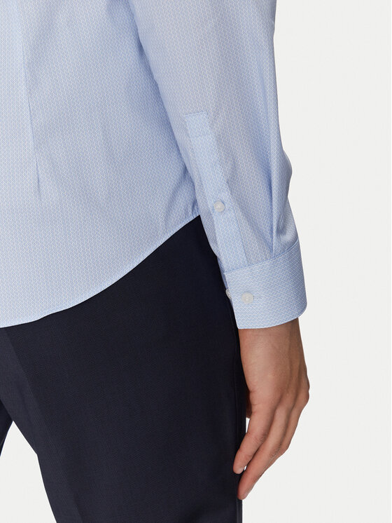 Calvin Klein Calvin Klein Marškiniai K10K114312 Mėlyna Slim Fit