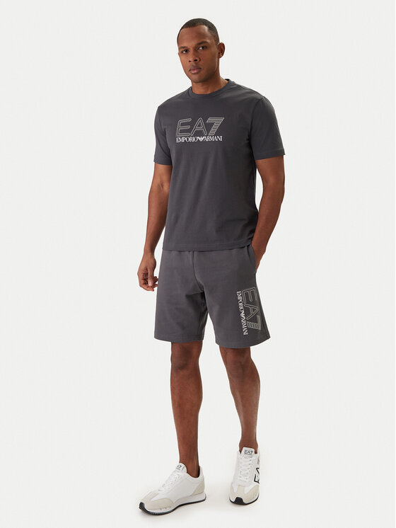 EA7 Emporio Armani EA7 Emporio Armani Tricou 7M001307 AF10375 Gri Regular Fit