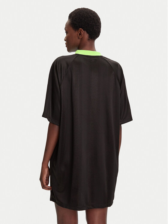 adidas adidas Kasdieninė suknelė adicolor Football Jacquard KB8152 Juoda Oversize