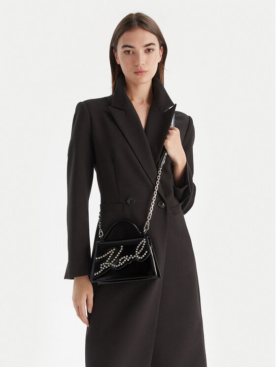 KARL LAGERFELD KARL LAGERFELD Дамска чанта A4W30035 Черен