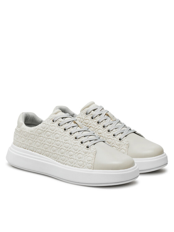 Calvin Klein Calvin Klein Tossud Cupsole Lace Up Saff Mono HW0HW02103 Beež
