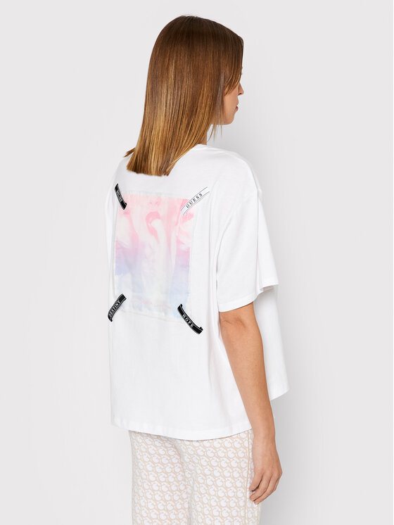 Blusa W1BI11 JA911 Bianco Relaxed Fit