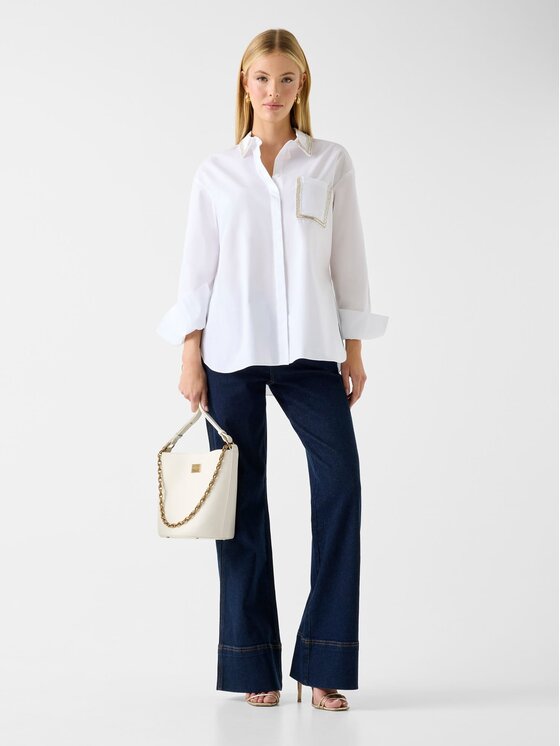 Marciano Guess Marciano Guess Top 180810 Biały Classic Fit