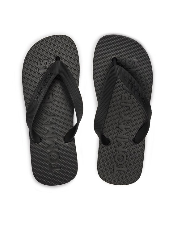 Flip flop Tommy Jeans Tjw Logo Flip Flop EN0EN02447 Black BDS