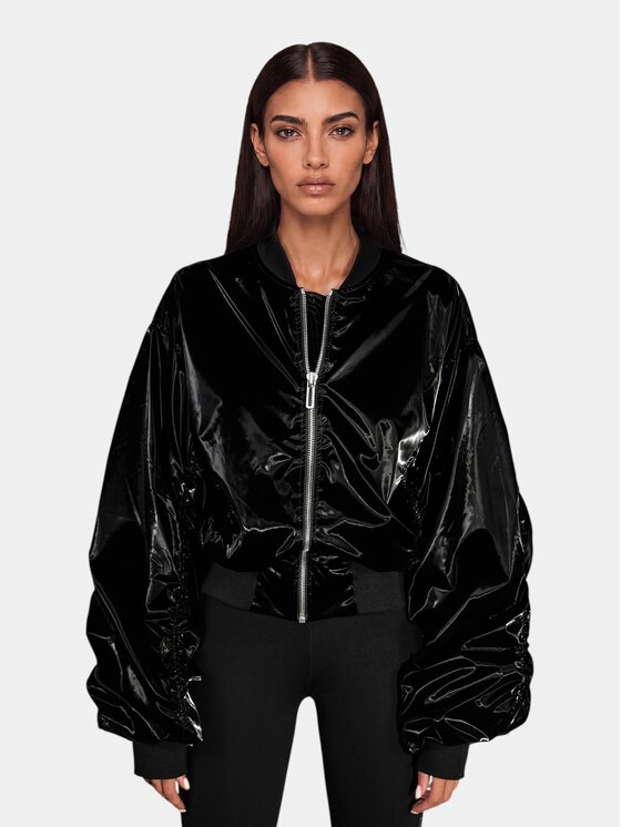 MADE BY SOCIETY MADE BY SOCIETY Kurtka anorak RAVE - J27532 Czarny Basic Fit