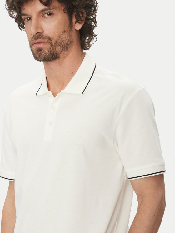 Armani Exchange Armani Exchange Polokošeľa XM000489 AF13026 U0009 Biela Regular Fit