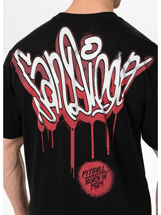 PITBULL PITBULL T-Shirt AUTOMATIC Czarny Regular Fit