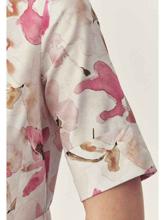 TATUUM TATUUM Sukienka codzienna NICKI Biały Flare Fit
