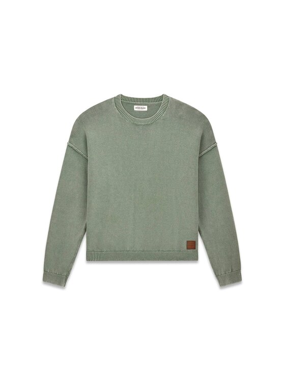 Guess Guess Sweter 180553 Zielony Classic Fit