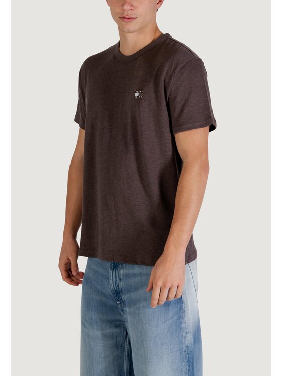 Tommy Jeans Tommy Jeans T-shirt DM0DM22667 Marrone Casual Fit