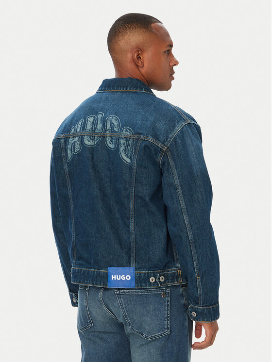 HUGO HUGO Farmer kabát Dex 50566119 Kék Regular Fit