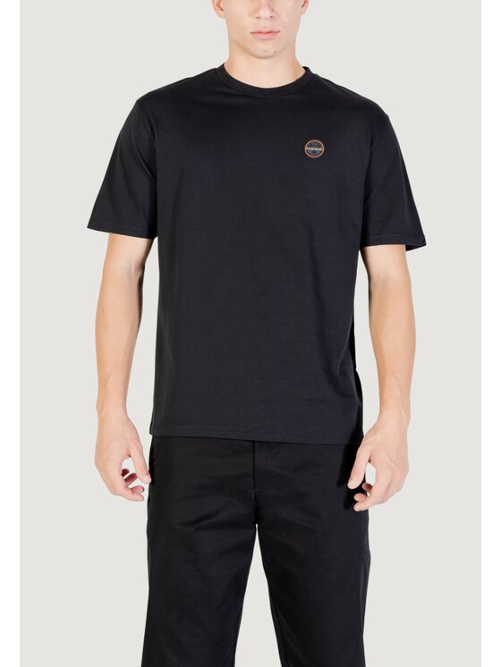 Napapijri Napapijri T-Shirt S-BADGE SS 1 Μαύρο Bermuda Fit