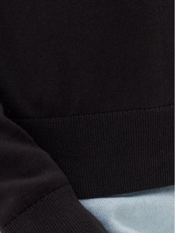 Tommy Jeans Tommy Jeans Sweter Essential DW0DW20159 Czarny Regular Fit