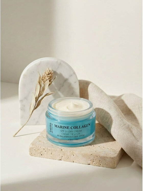 Erthskin London Erthskin London Krem na dzień z kolagenem morskim SPF50 Krem do twarzy