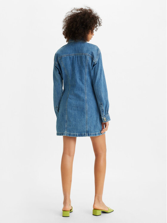 Levi's® Levi's® Džinsinė suknelė Shay A45850001 Mėlyna Loose Fit