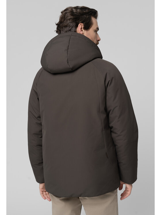 Volcano Volcano Kurtka zimowa J-KERTIS Brązowy Regular Fit