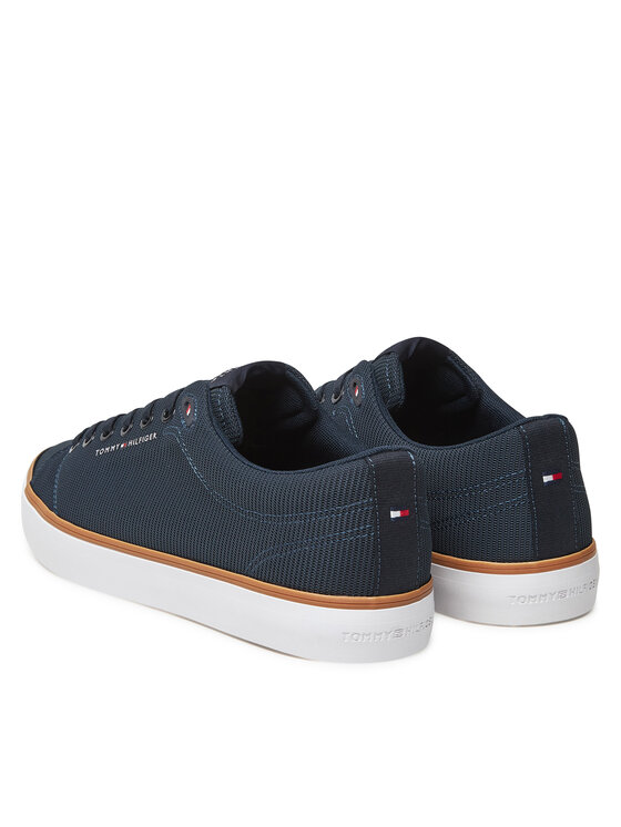 Tommy Hilfiger Tommy Hilfiger Snīkeri Th Hi Vulc Core Low Ii Mesh FM0FM05513 Tumši zils