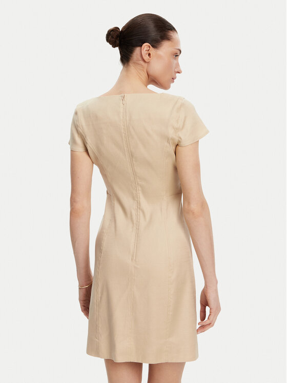 Guess Guess Rochie de vară W5GK41 WH5L2 Bej Regular Fit