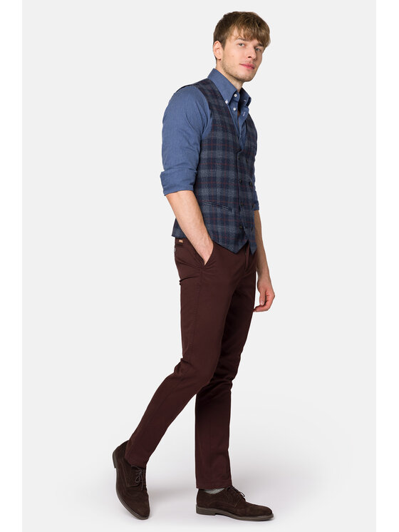 Lancerto Lancerto Kamizelka Picton KA131223000009 Granatowy Slim Fit