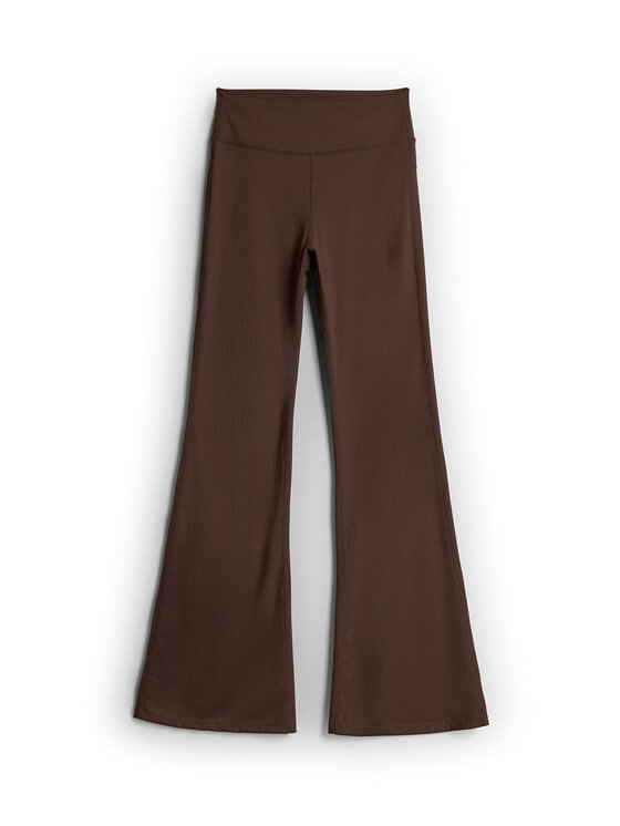 4F 4F Legginsy SPORT OFFICE Brązowy ciemny Slim Fit