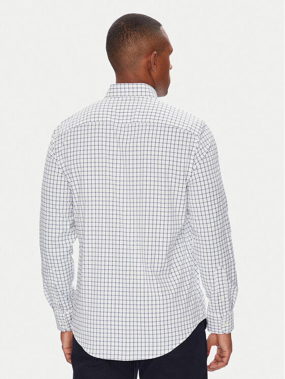 Tommy Hilfiger Tommy Hilfiger Koszula Performance MW0MW39680 Biały Regular Fit