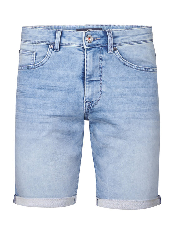 Petrol Industries Petrol Industries Szorty jeansowe M-ROS-SHO001 Niebieski Slim Fit